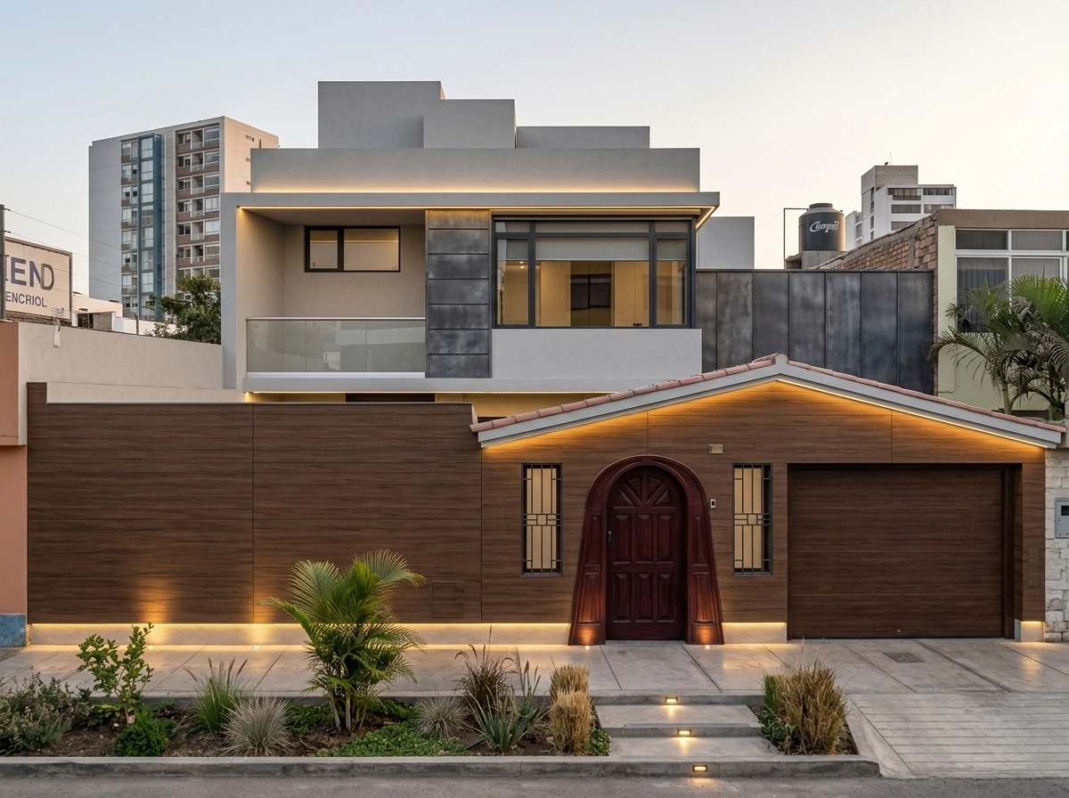 Facade design in Contemporary Facade style — Facade by GenRoom AI
