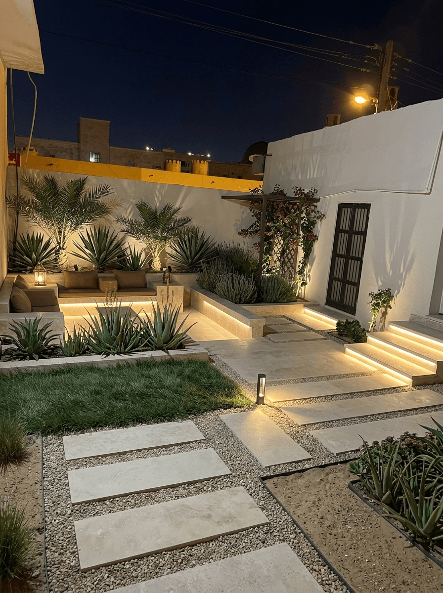Yard design in no_style style — photo by GenRoom AI