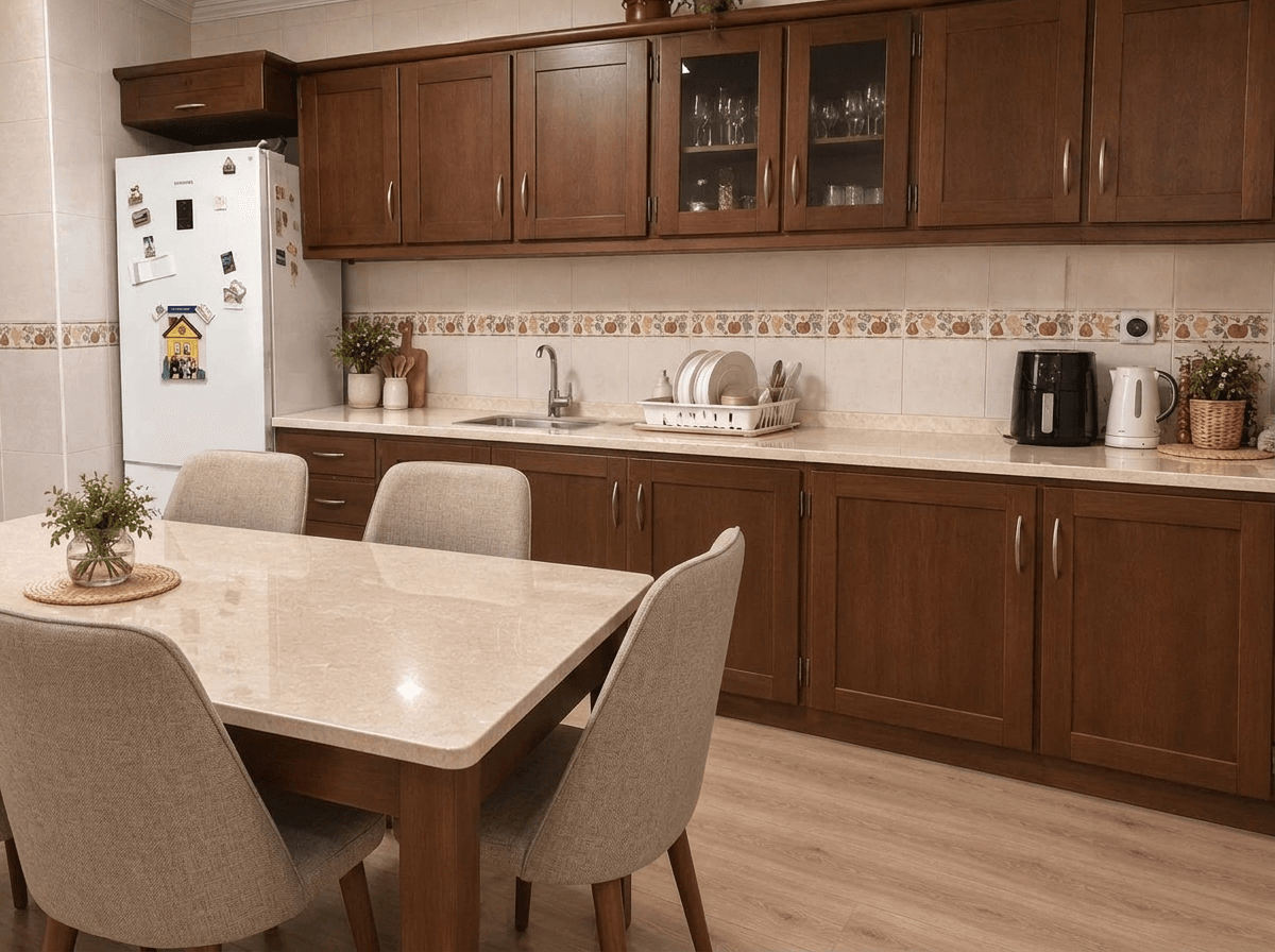 Kitchen interior in no_style style — photo by GenRoom AI