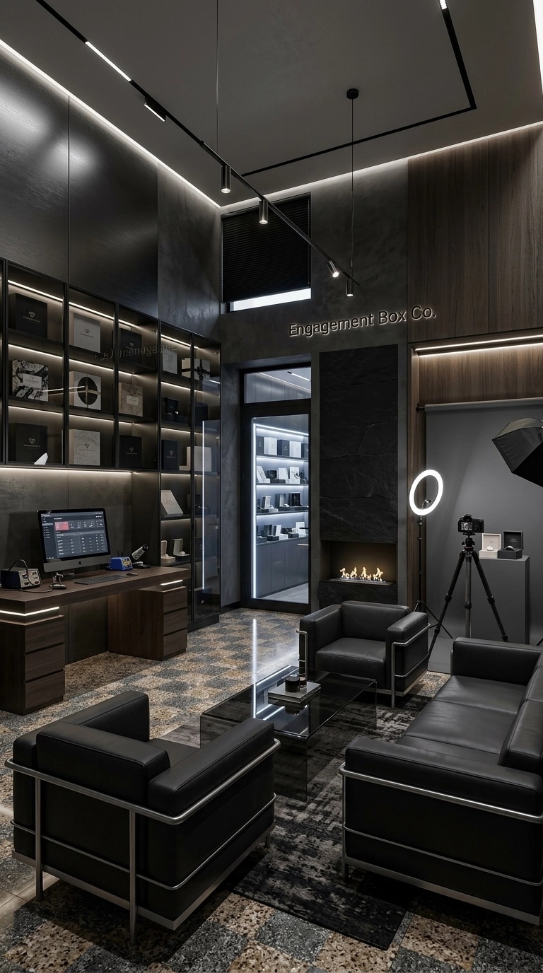 Interior design in Blacktec style — Living Room by GenRoom AI
