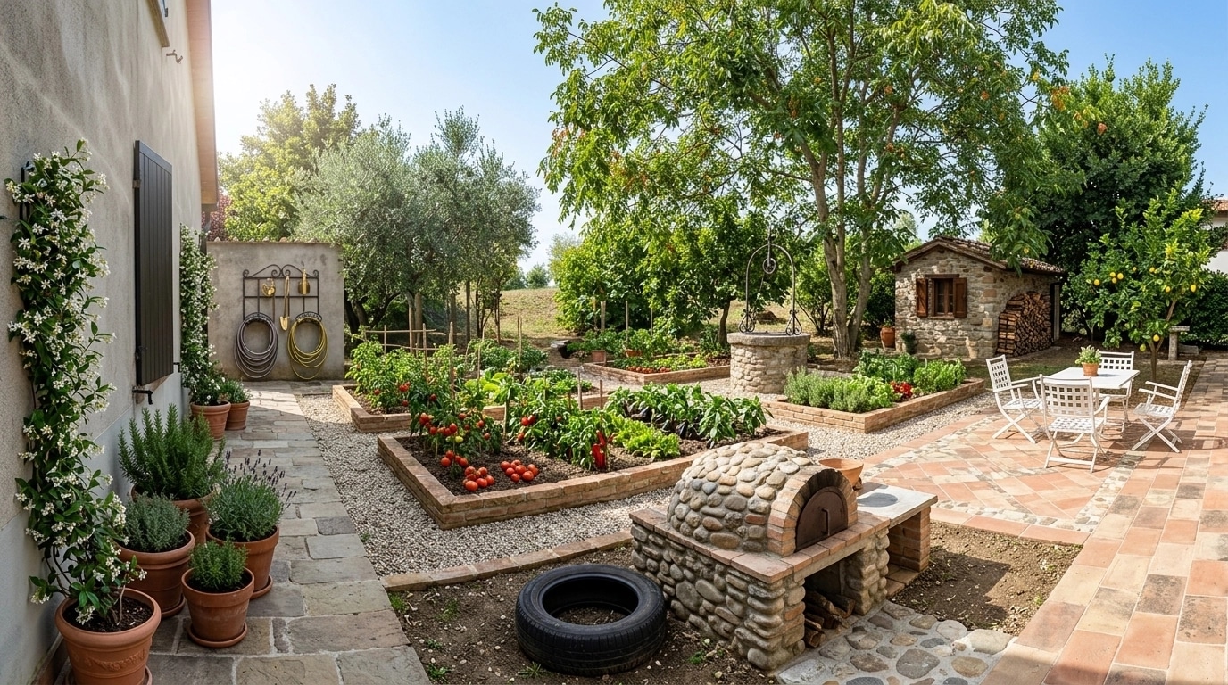 Yard design in no_style style — photo by GenRoom AI