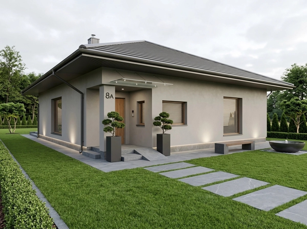 Minimalist Facade Facade design — facade photo by GenRoom AI