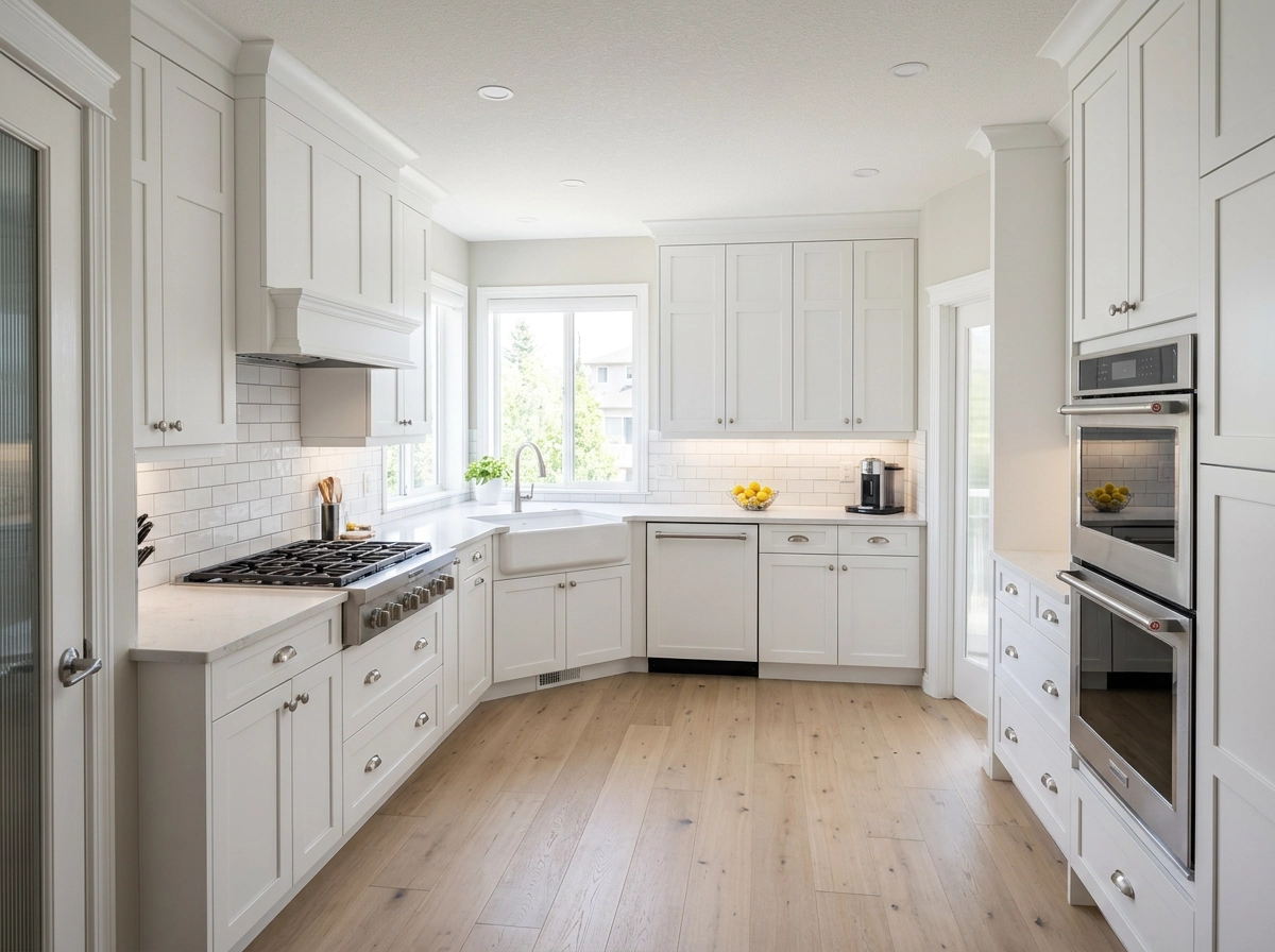 Interior design in Coastal / Hamptons style — Kitchen by GenRoom AI