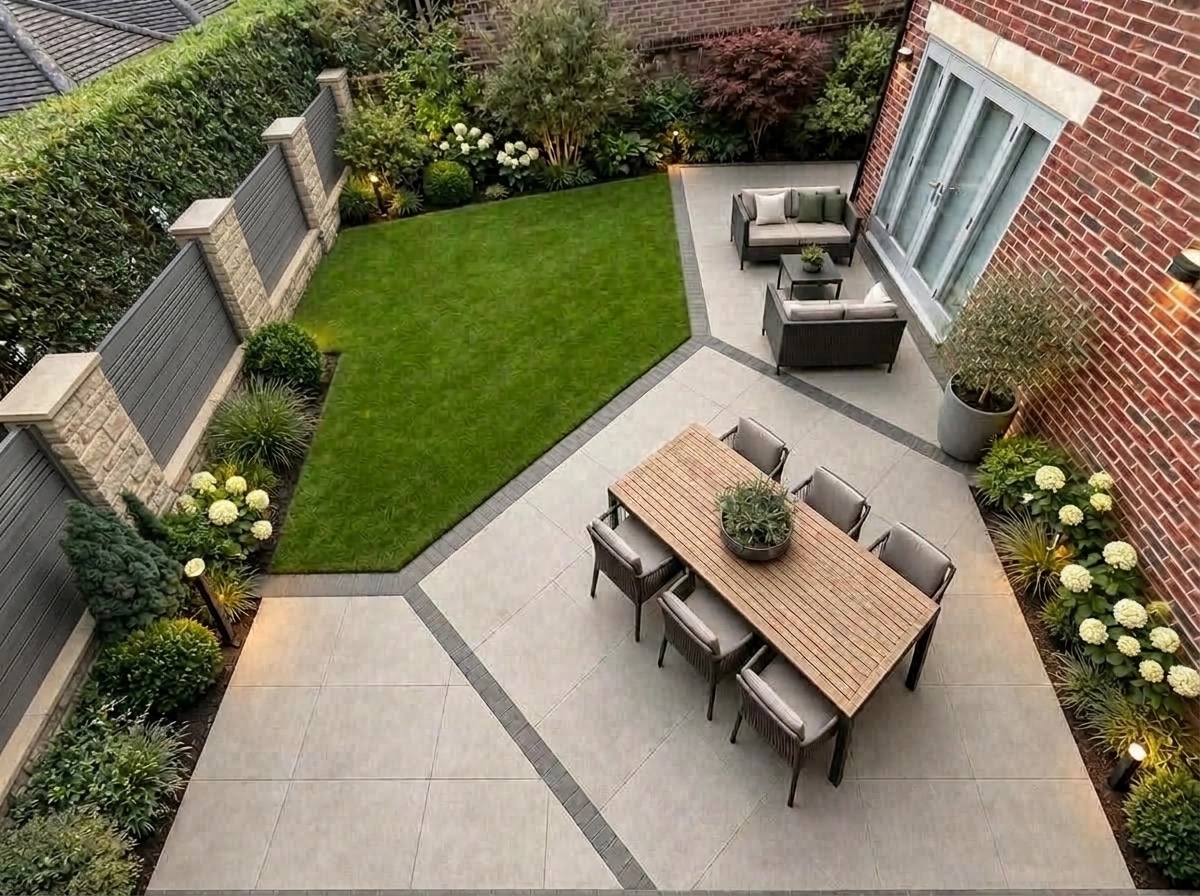 Landscape design in Minimalist Yard style — Yard by GenRoom AI