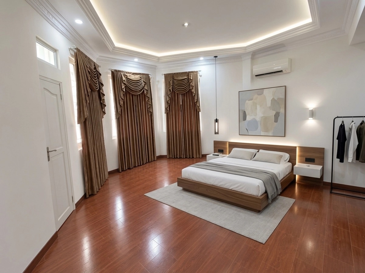Minimalism Bedroom design — interior photo by GenRoom AI
