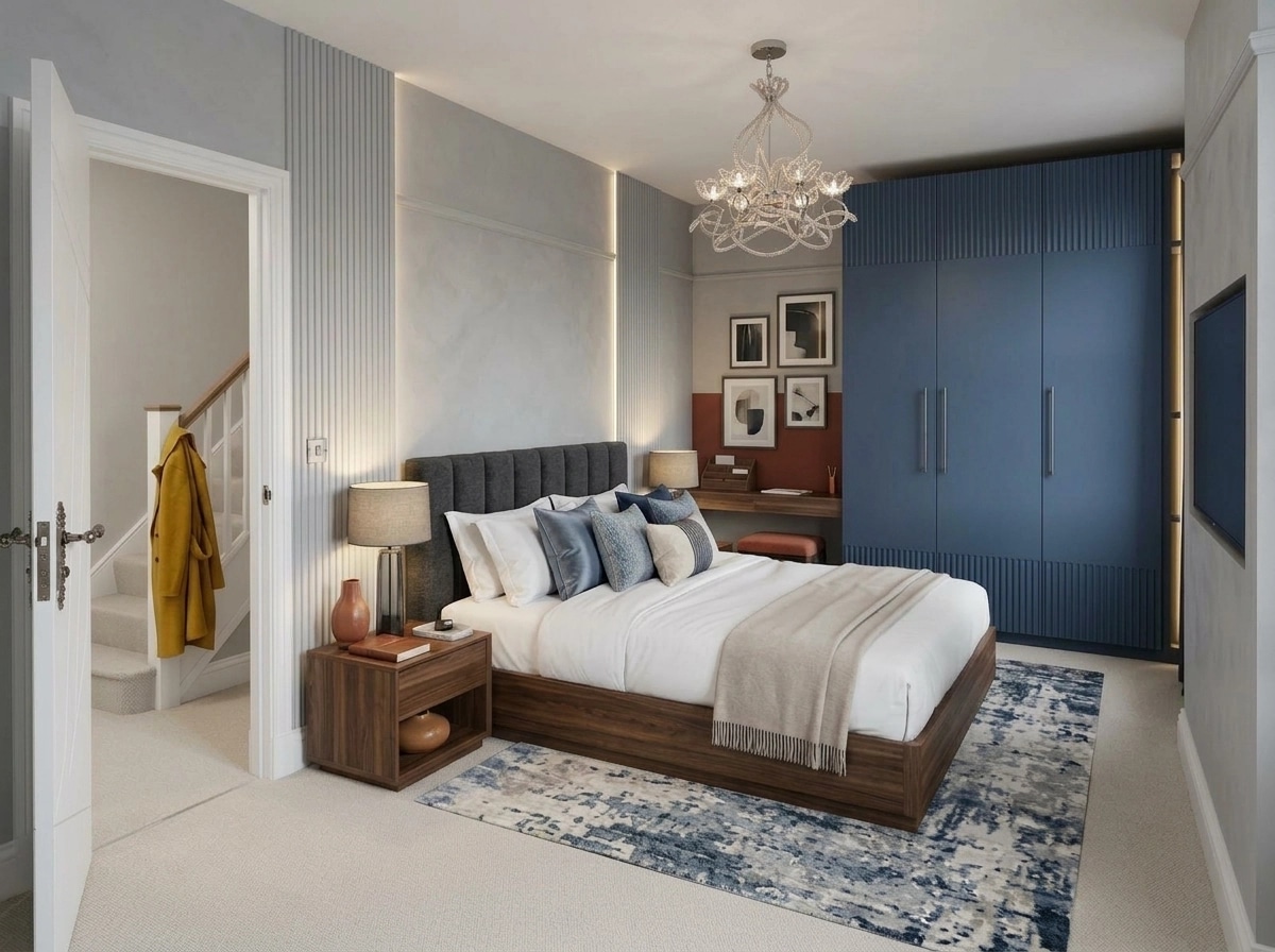 Interior design in Contemporary style — Bedroom by GenRoom AI