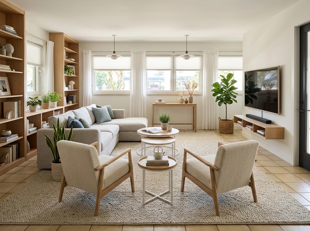Scandinavian Living Room design — interior photo by GenRoom AI