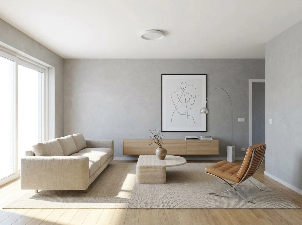 Minimalism Living Room design — interior photo by GenRoom AI