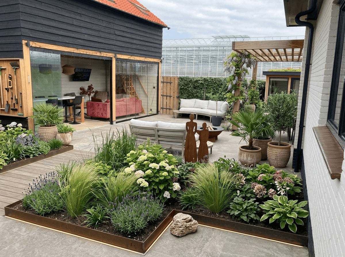 Yard design in no_style style — photo by GenRoom AI