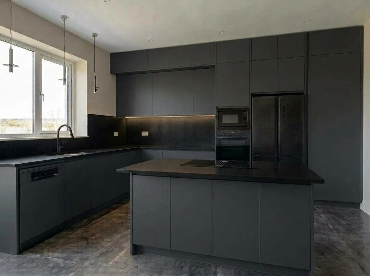 Interior design in Contemporary style — Kitchen by GenRoom AI