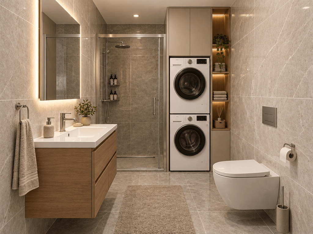 Bathroom interior in no_style style — photo by GenRoom AI
