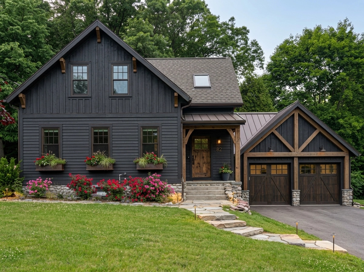 Facade design in Barnhouse Facade style — Facade by GenRoom AI