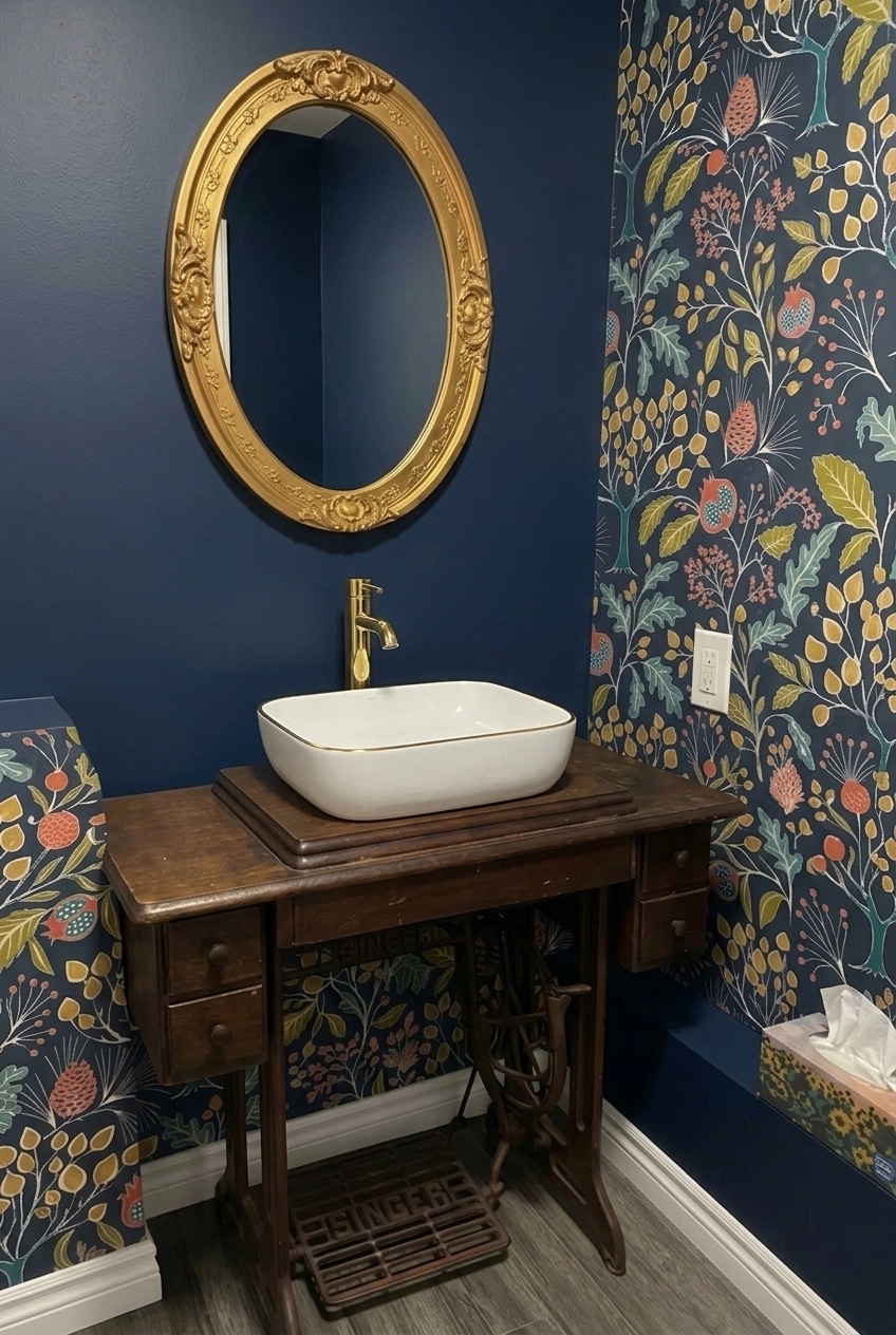 Bathroom interior in no_style style — photo by GenRoom AI