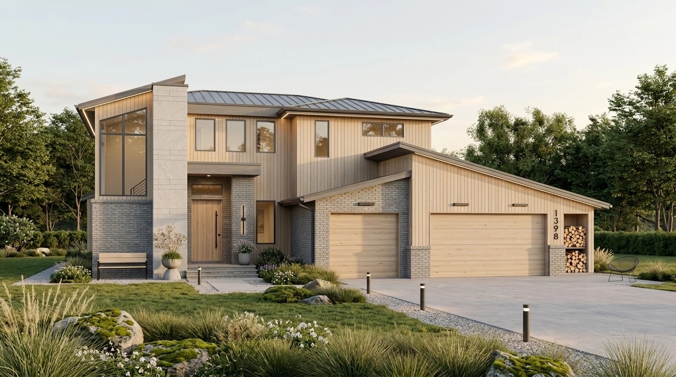 Scandinavian Facade Facade design — facade photo by GenRoom AI