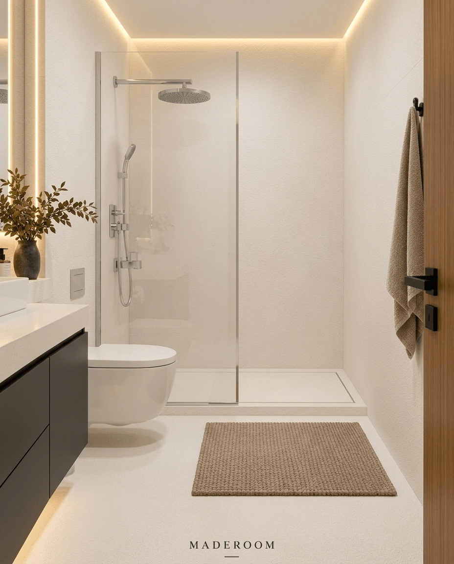 Bathroom interior in no_style style — photo by GenRoom AI