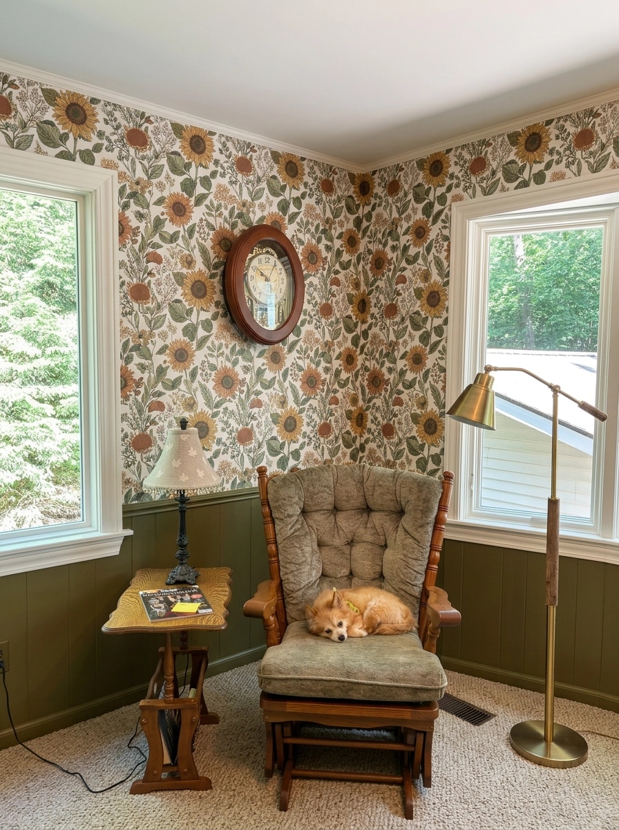Office interior in Modern Farmhouse style — photo by GenRoom AI