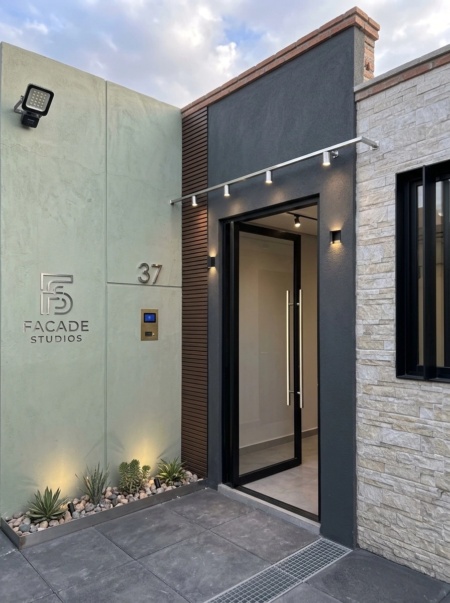 Contemporary Facade Facade design — facade photo by GenRoom AI