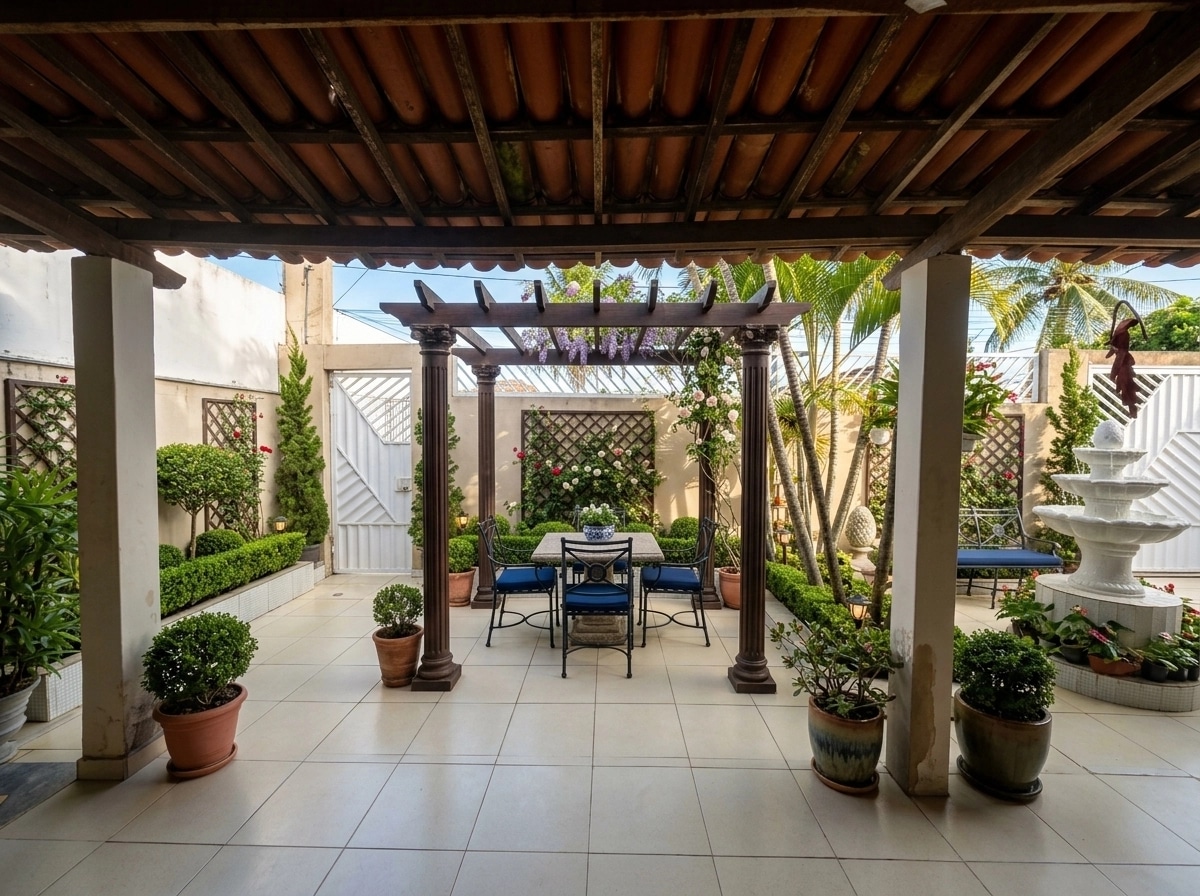 Classic Garden Jardin design — yard photo by GenRoom AI