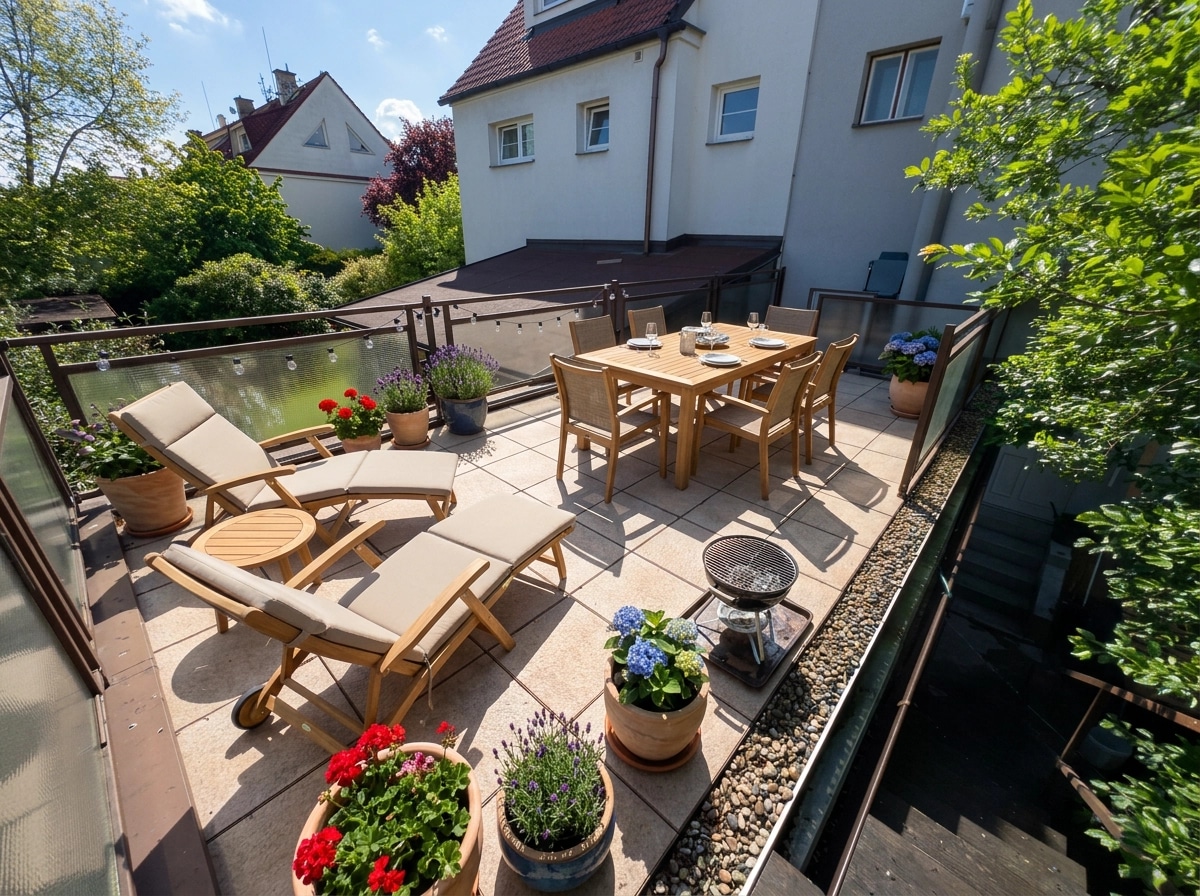 Yard design in no_style style — photo by GenRoom AI