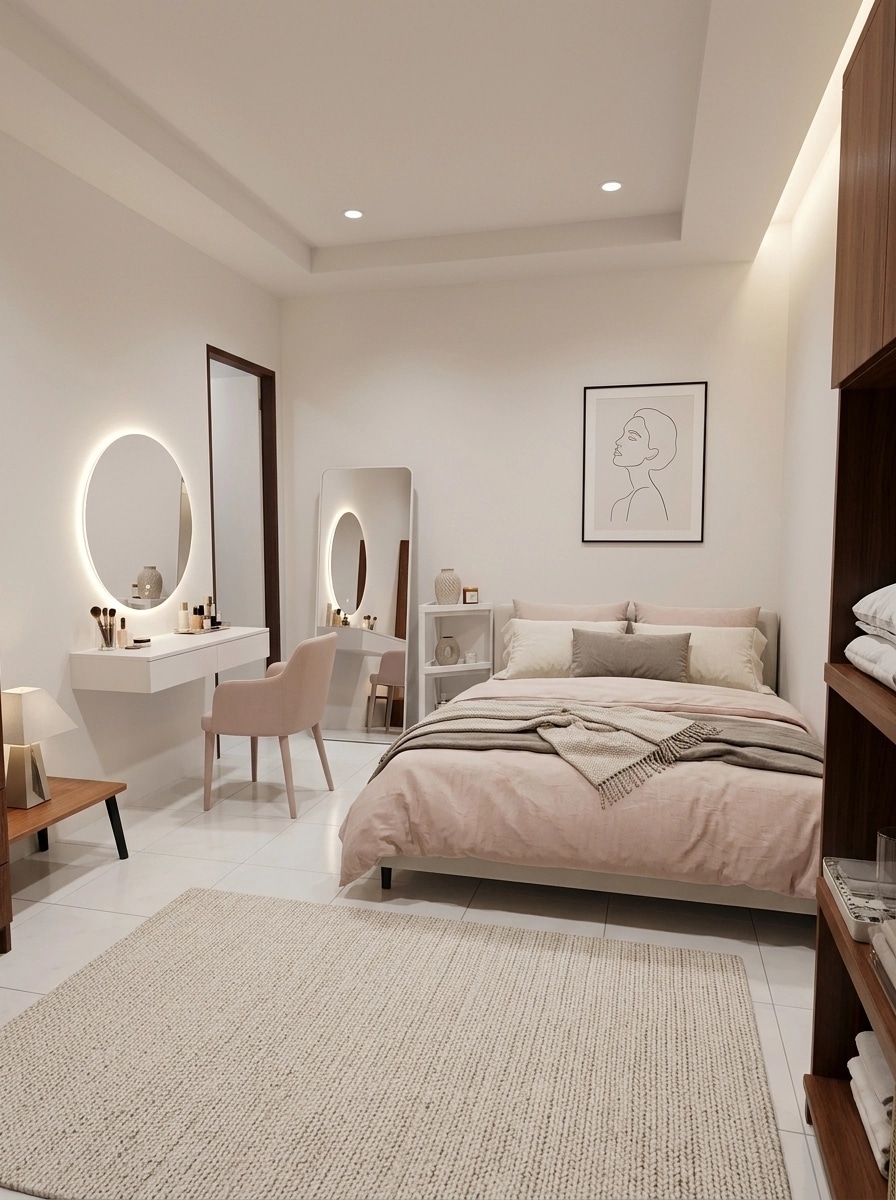 Minimalism Bedroom design — interior photo by GenRoom AI