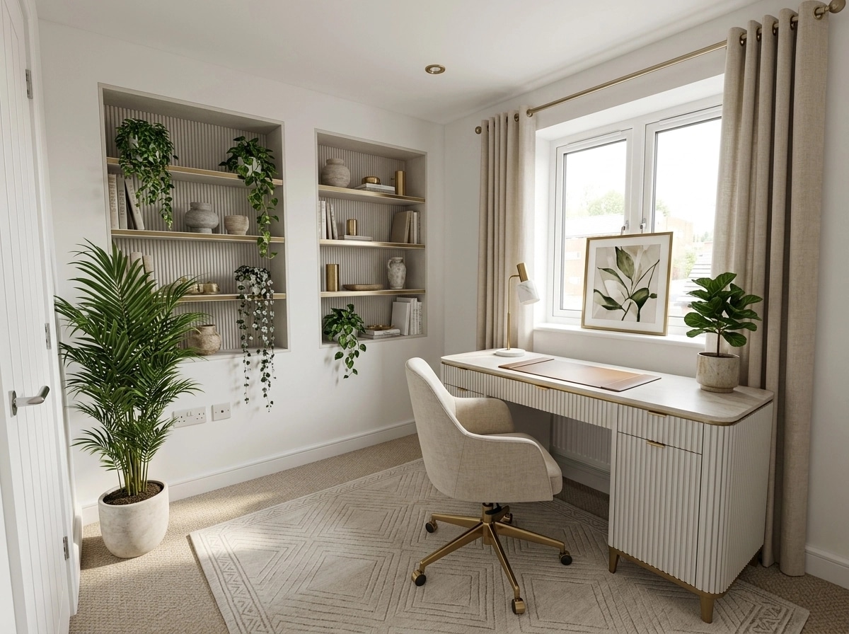 Interior design in Neoclassic style — Office by GenRoom AI