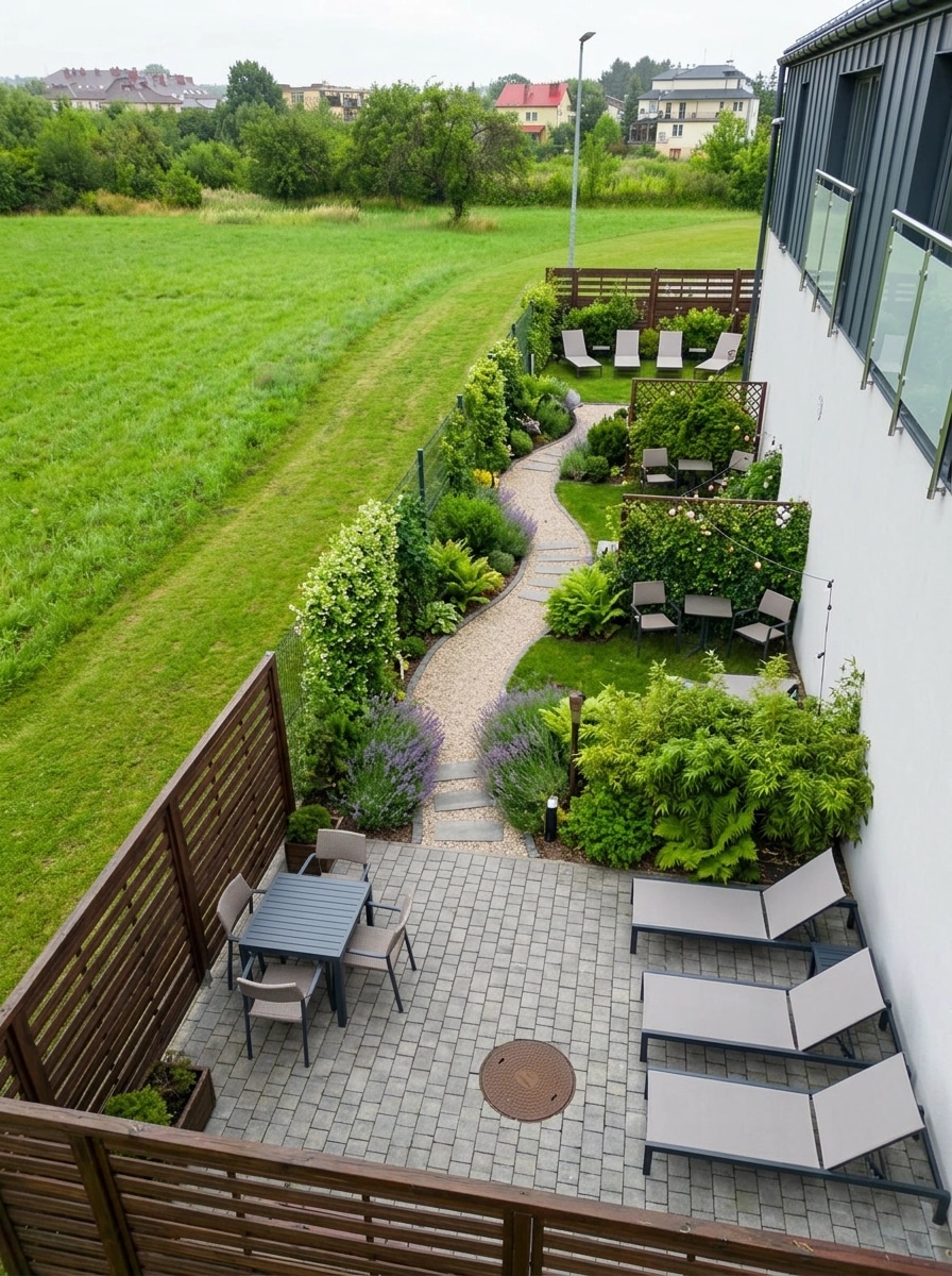 Yard design in no_style style — photo by GenRoom AI