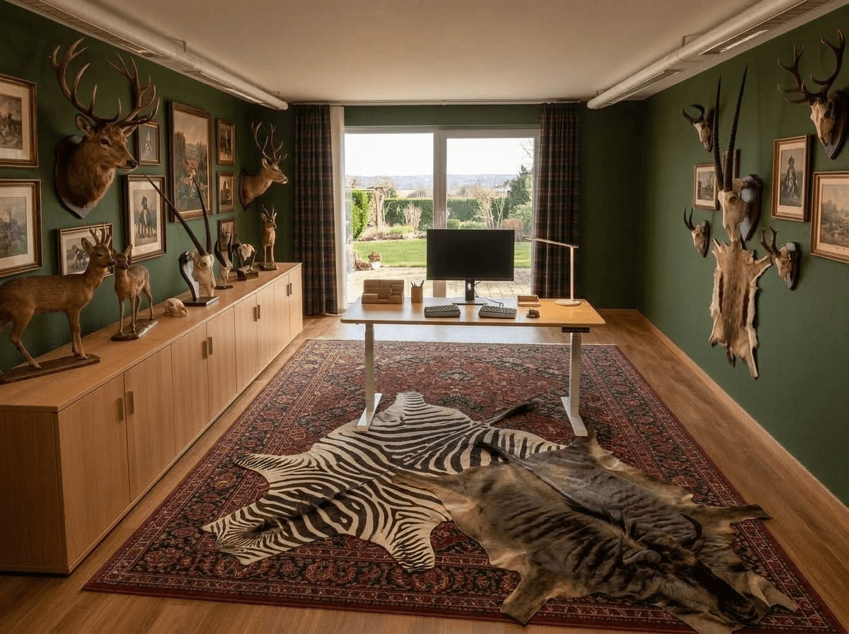 Interior design in Maximalist style — Office by GenRoom AI