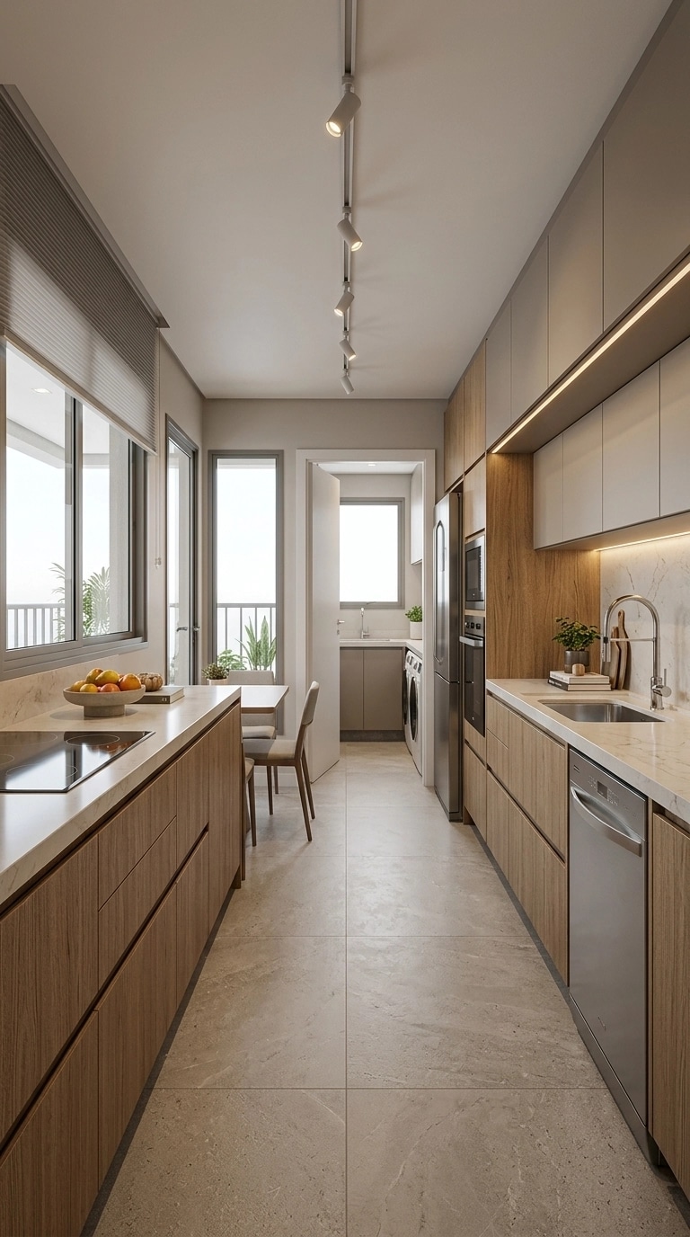 Interior design in Contemporary style — Kitchen by GenRoom AI