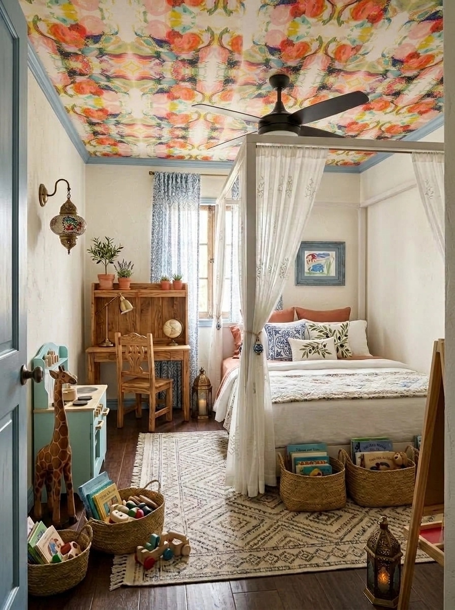 Interior design in Mediterranean style — Kids Room by GenRoom AI