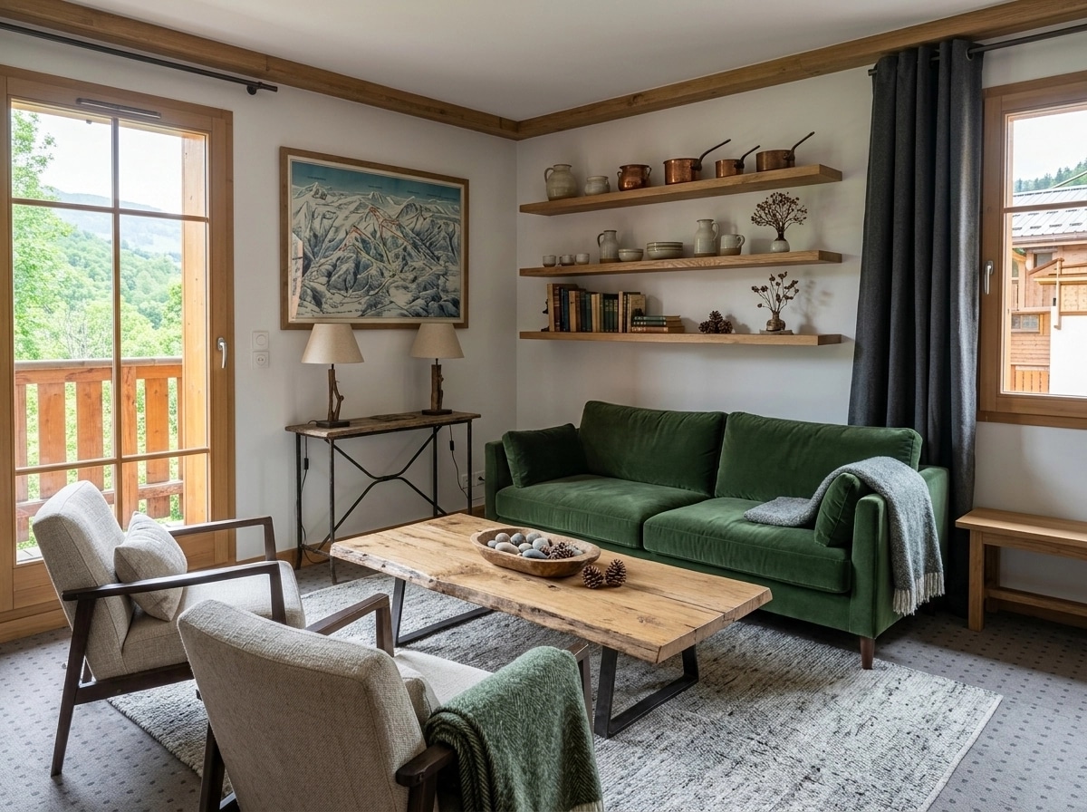 Interior design in Modern Farmhouse style — Living Room by GenRoom AI