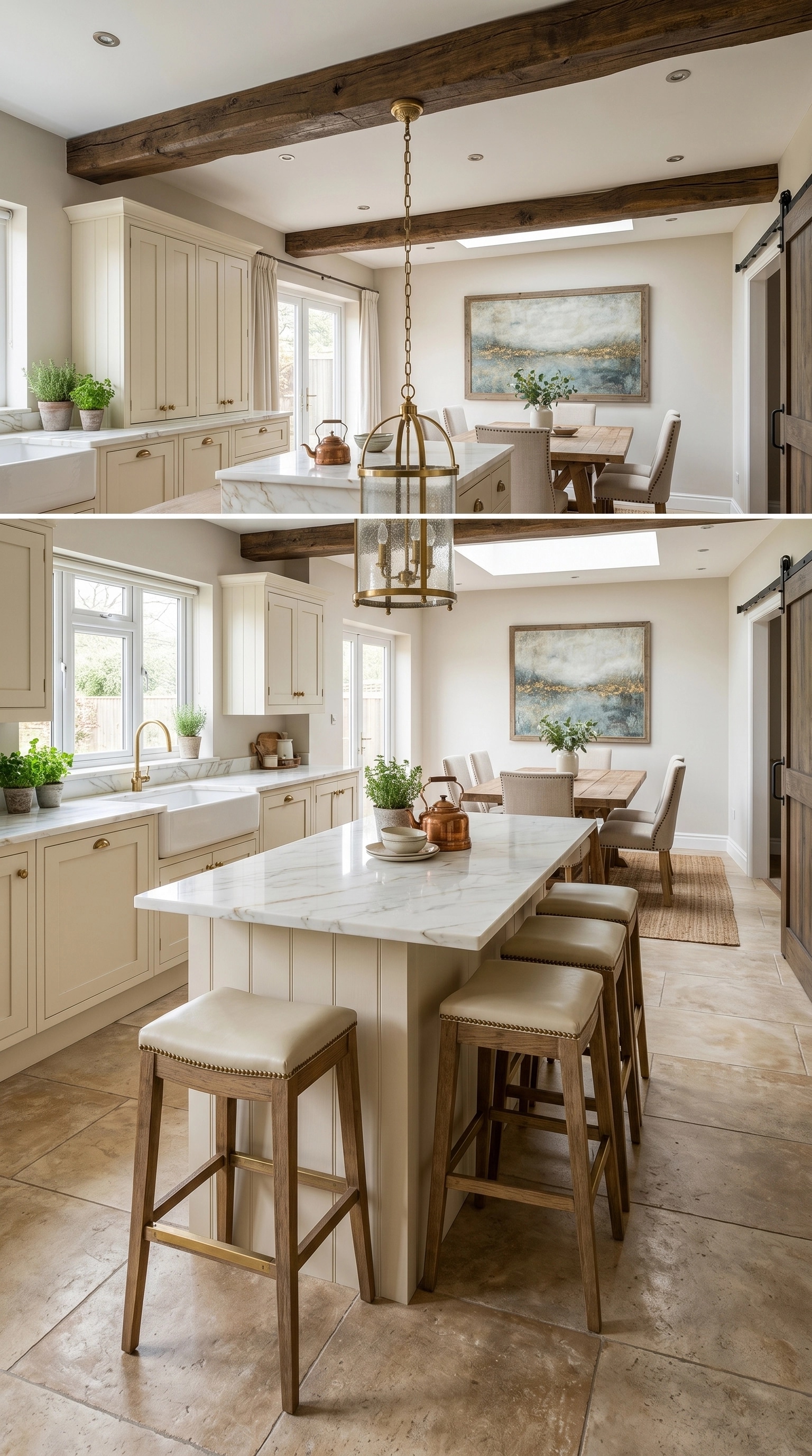 Modern Farmhouse Dapur design — interior photo by GenRoom AI