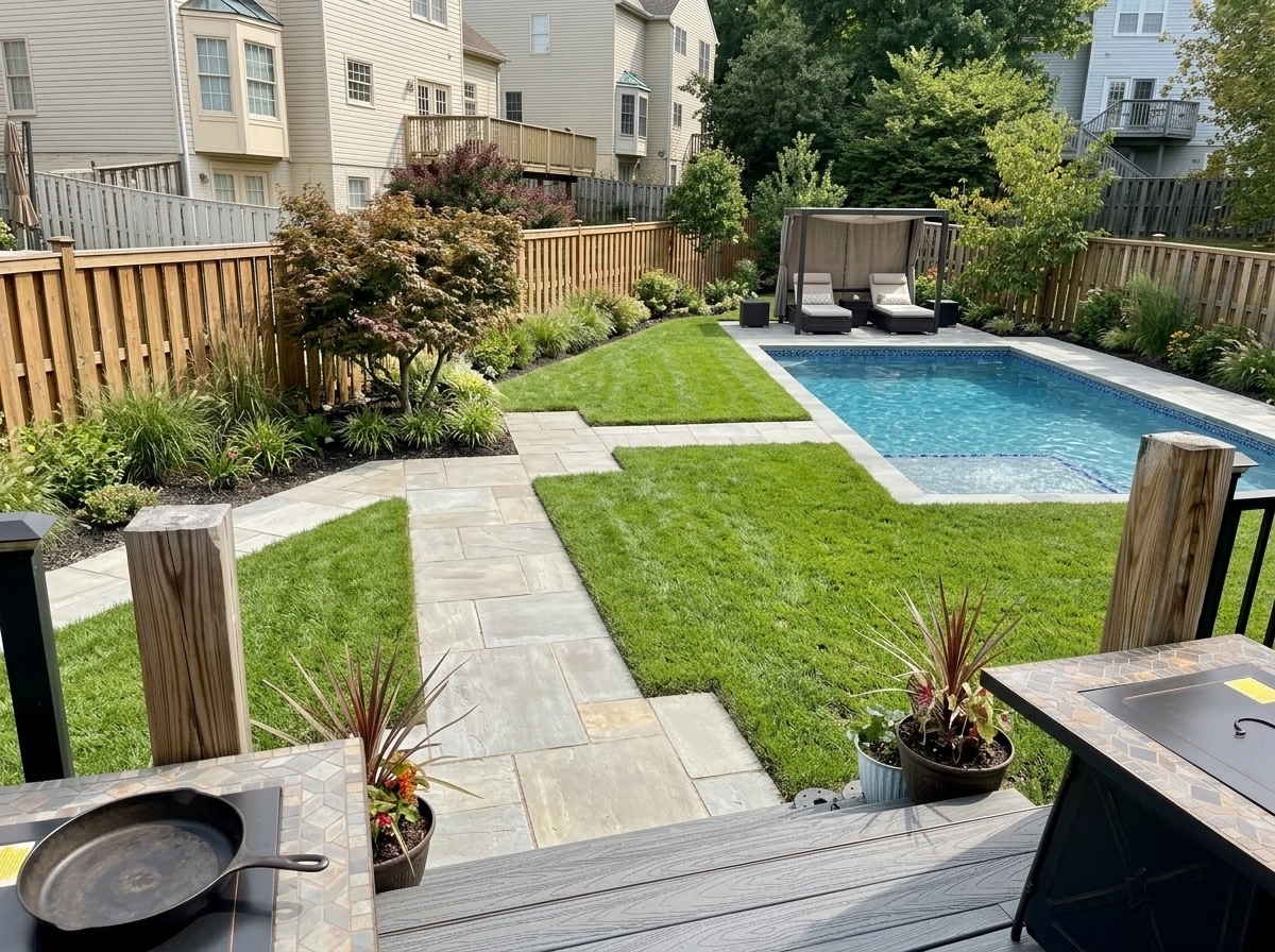 Yard design in no_style style — photo by GenRoom AI