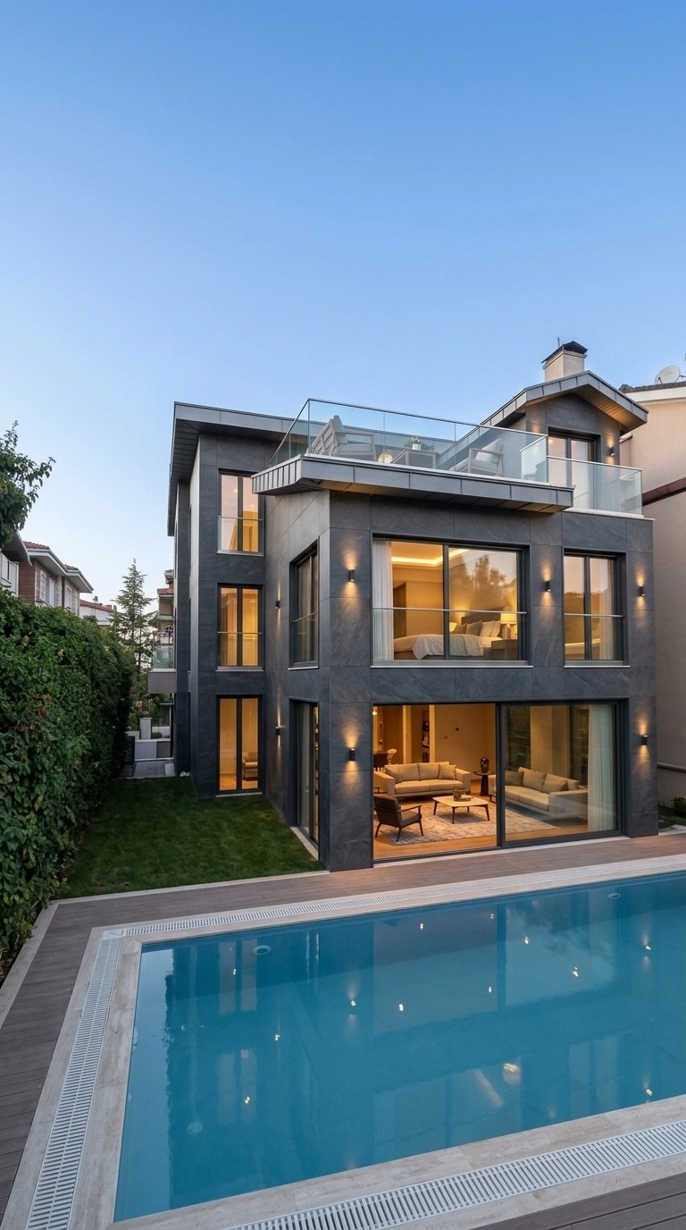 Facade design in Contemporary Facade style — Facade by GenRoom AI