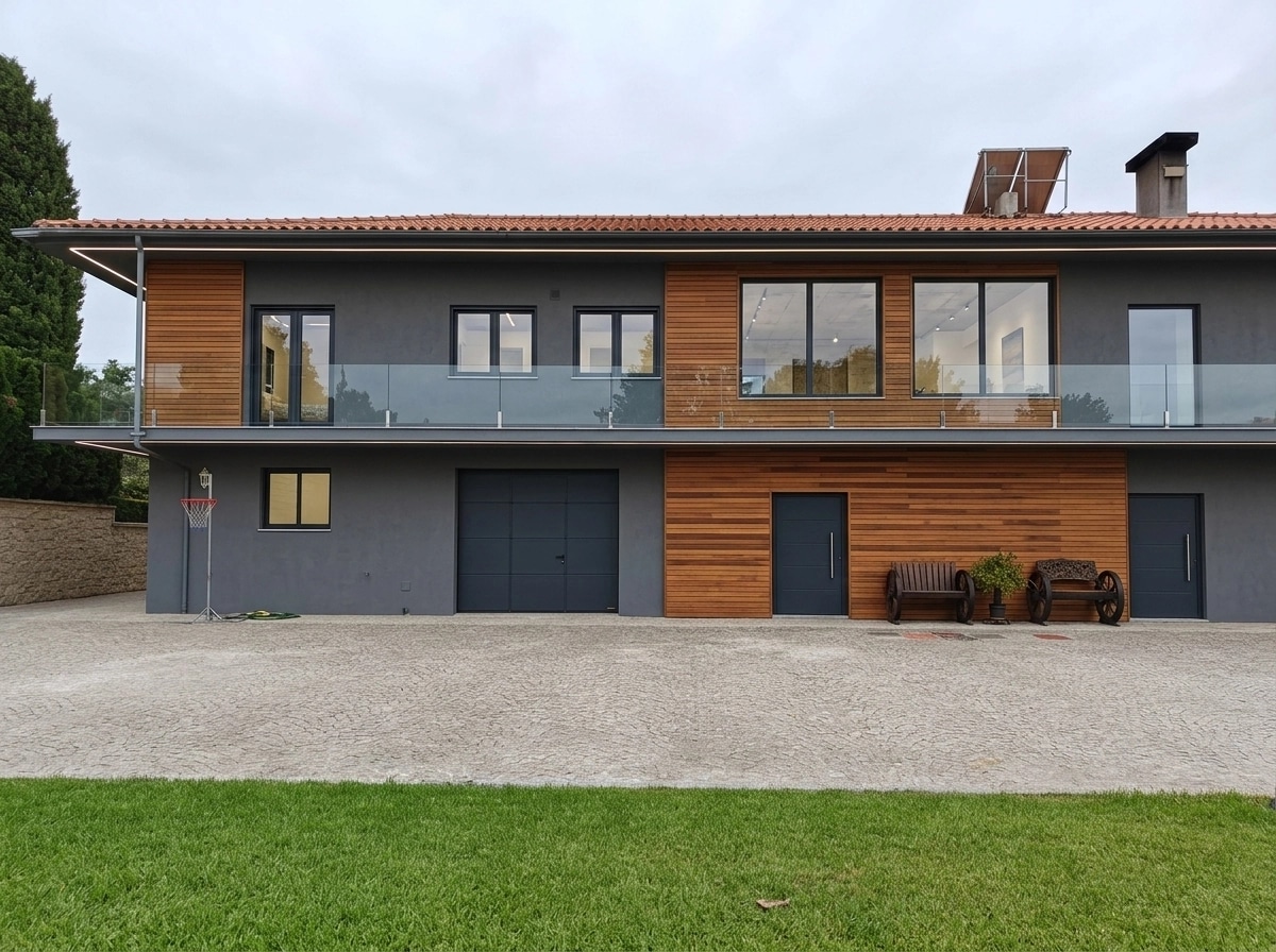 Contemporary Facade Fasad design — facade photo by GenRoom AI