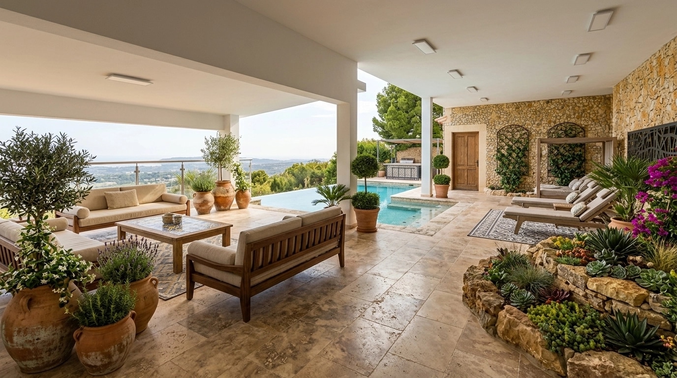 Mediterranean Yard Yard design — yard photo by GenRoom AI