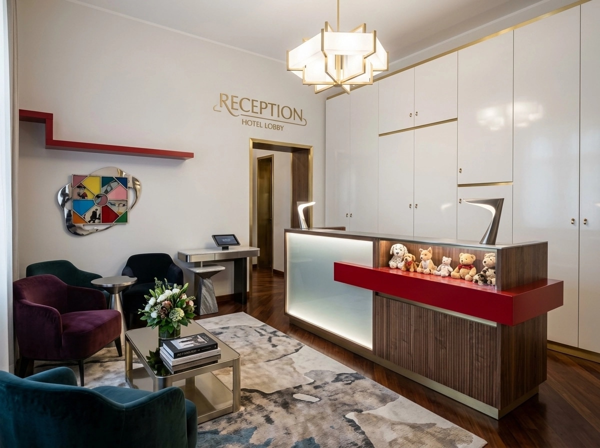 Interior design in Contemporary style — lobby by GenRoom AI