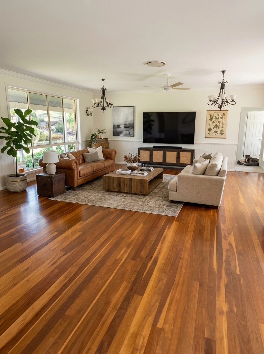 Modern Farmhouse Living Room design — interior photo by GenRoom AI