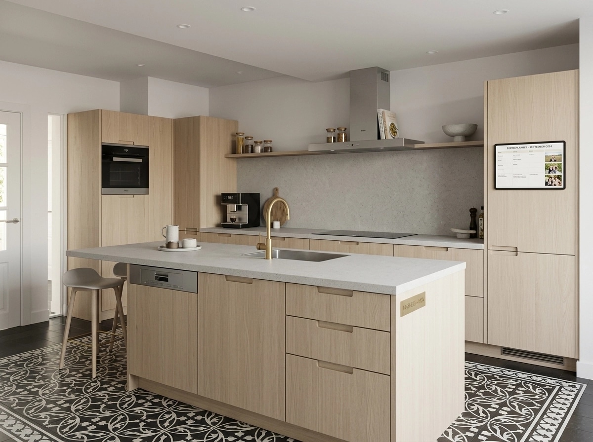 Interior design in Scandinavian style — Kitchen by GenRoom AI