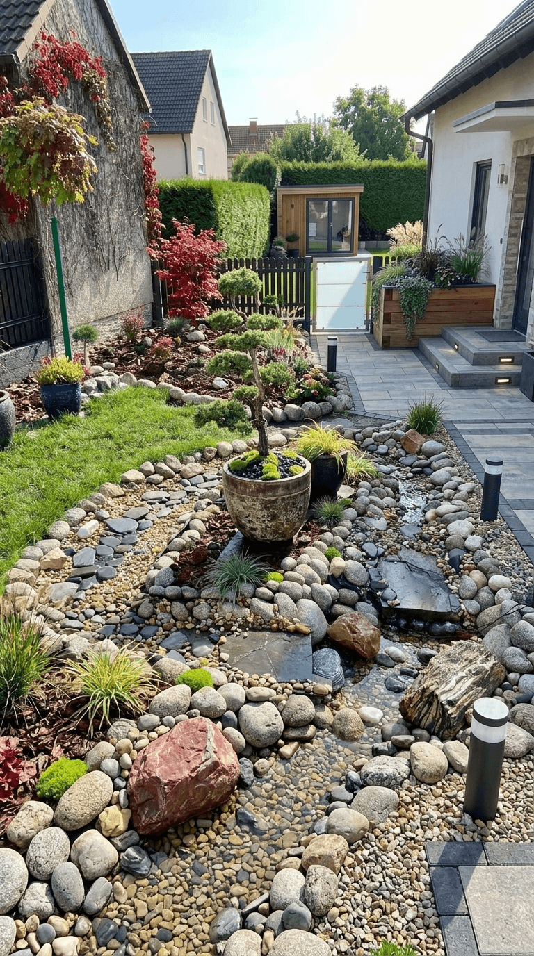 Yard design in Contemporary Yard style — photo by GenRoom AI