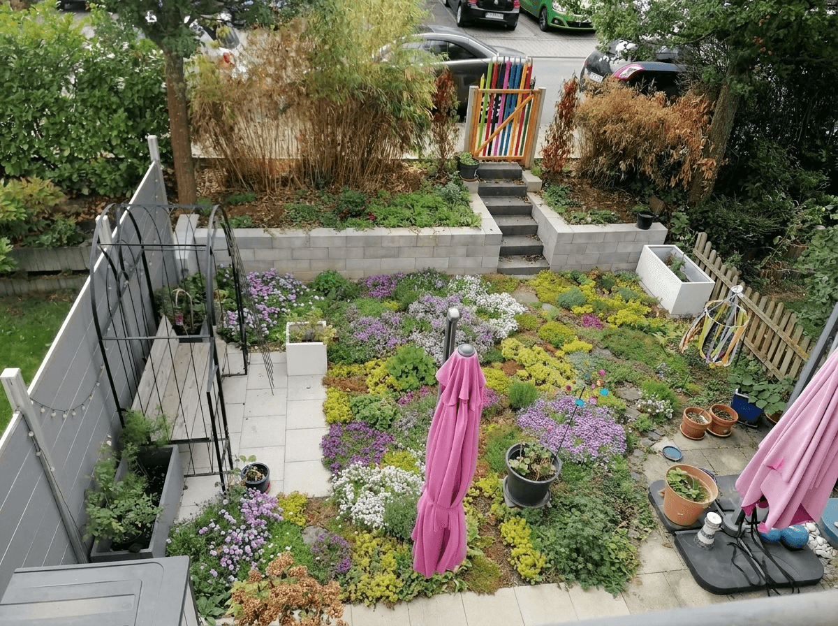 Yard design in no_style style — photo by GenRoom AI