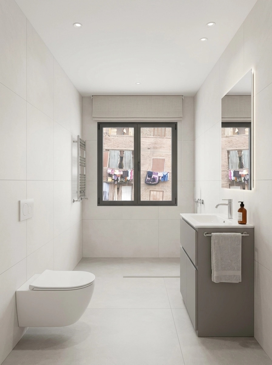 Minimalism Bathroom design — interior photo by GenRoom AI