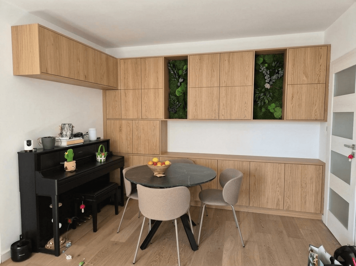 Interior design in Biophilic style — dining_room by GenRoom AI