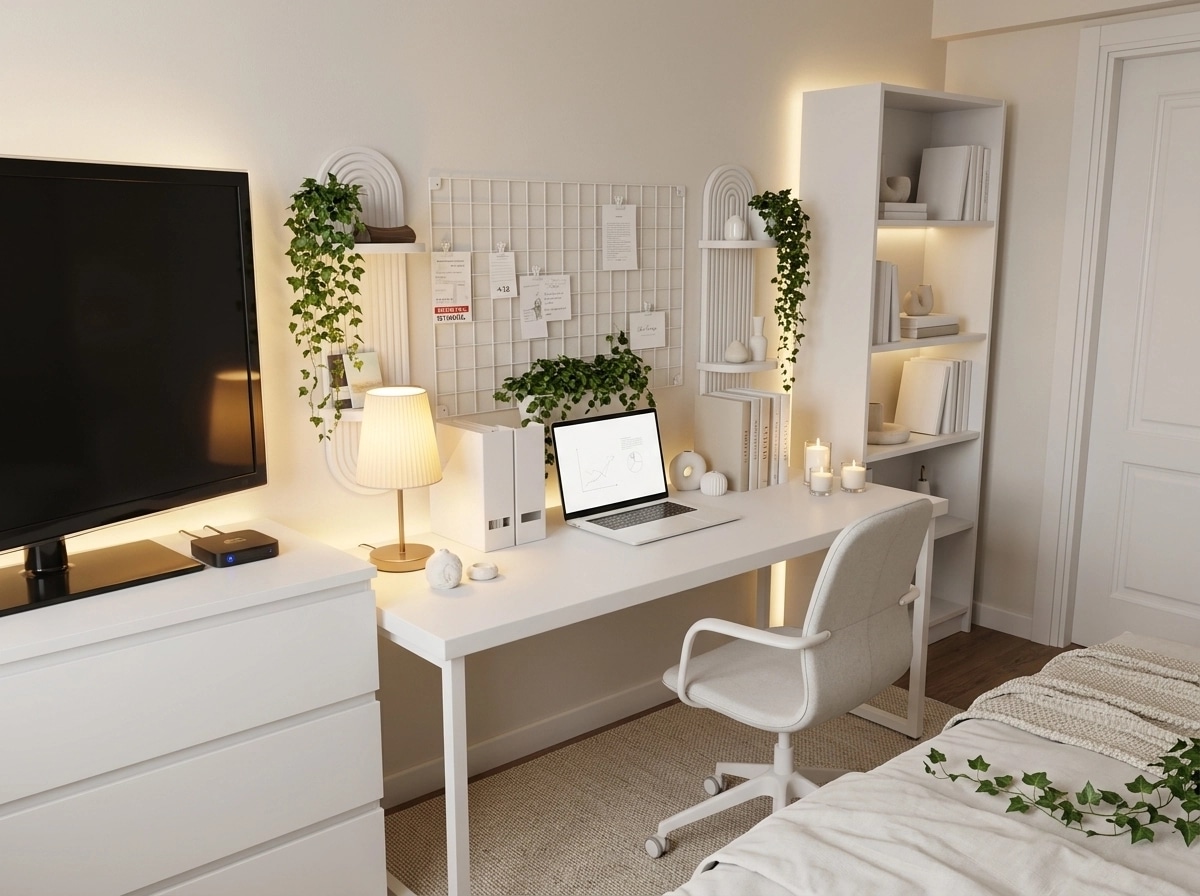 Interior design in Minimalism style — home_office by GenRoom AI