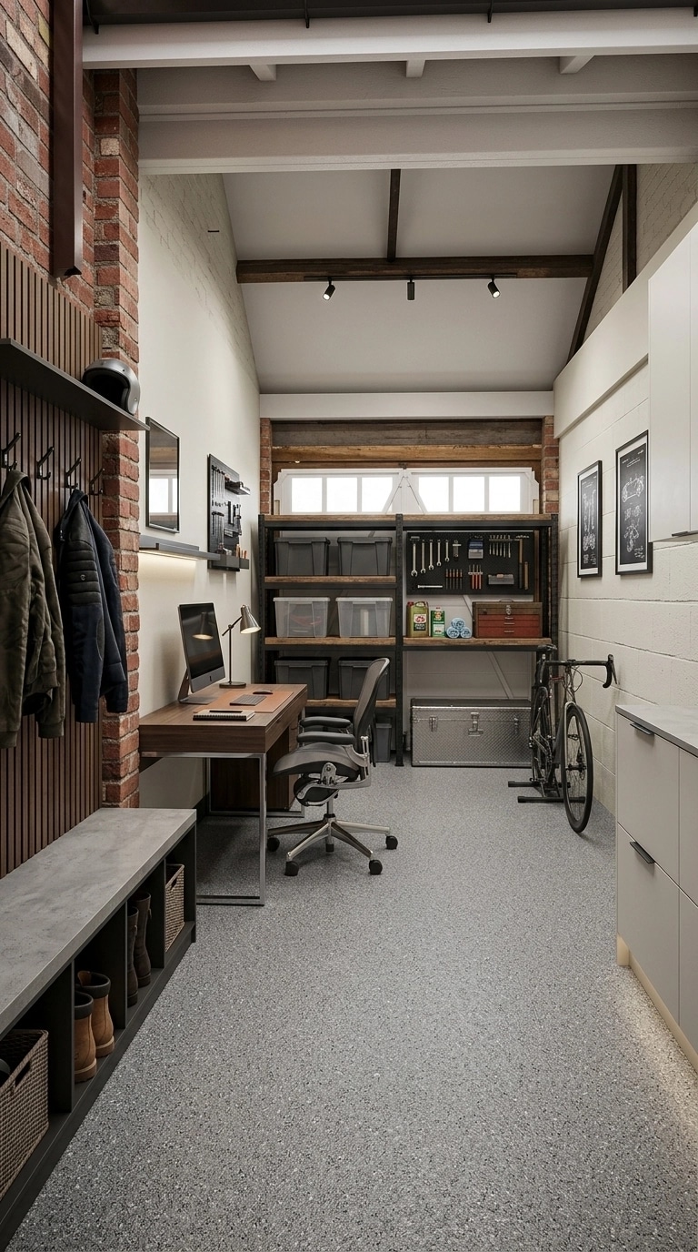 Interior design in Contemporary style — garage by GenRoom AI