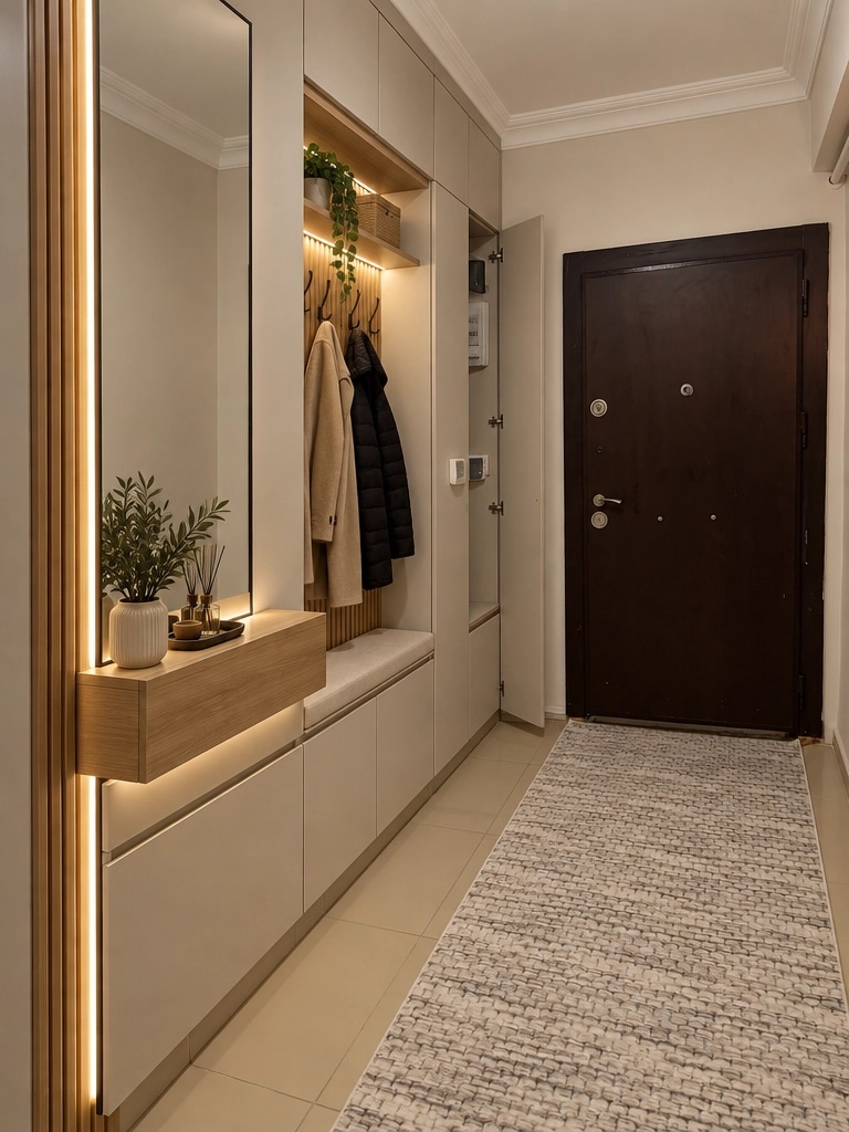 Interior design in Contemporary style — Hallway by GenRoom AI