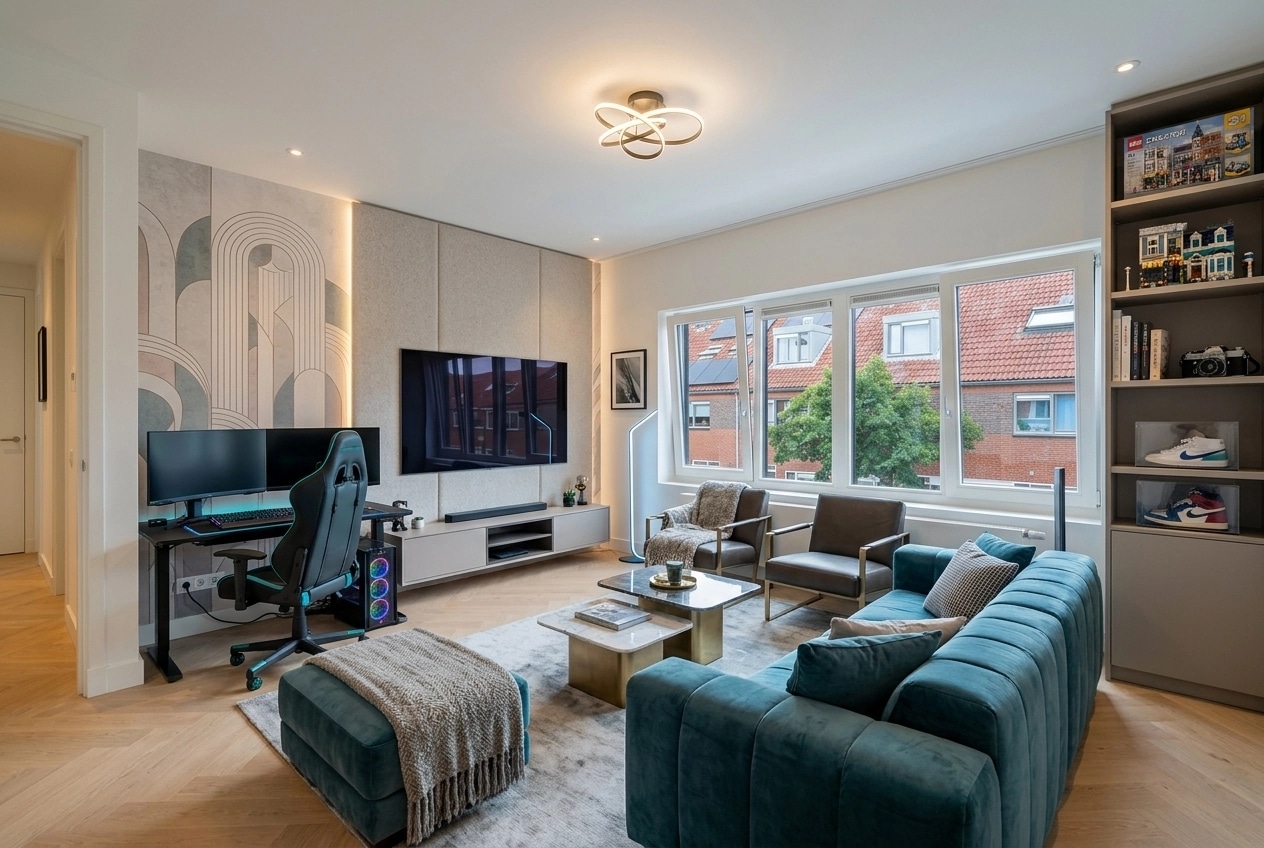 Interior design in Contemporary style — Living Room by GenRoom AI