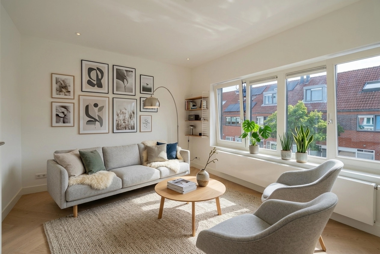 Scandinavian Living Room design — interior photo by GenRoom AI