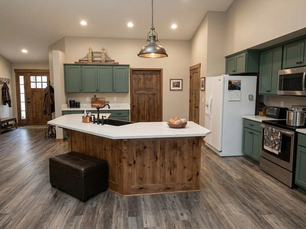 Modern Farmhouse Kitchen design — interior photo by GenRoom AI