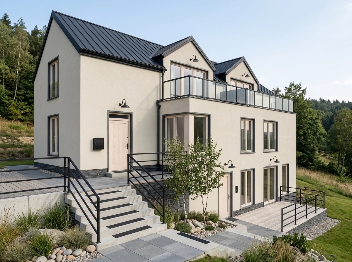 Scandinavian Facade Facade design — facade photo by GenRoom AI