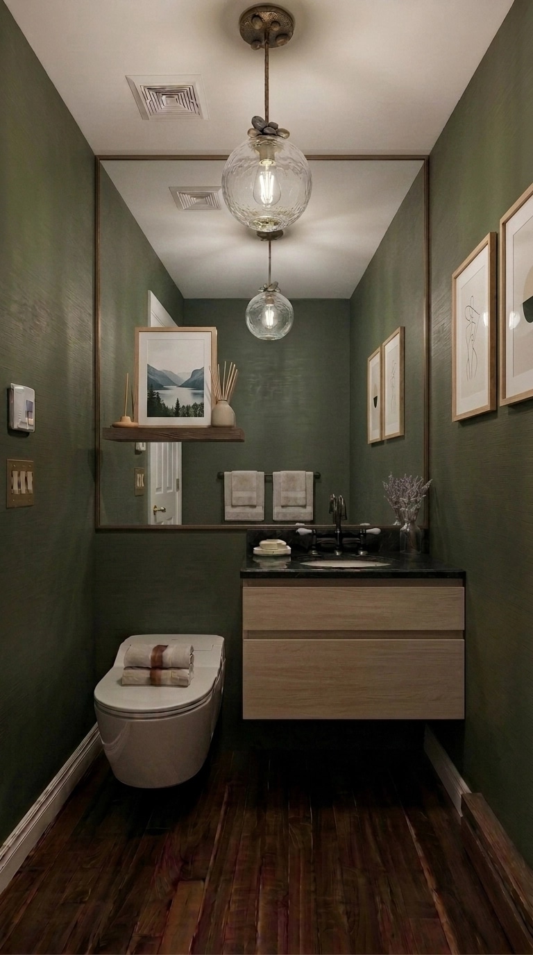 Interior desain di Coastal / Hamptons gaya — Kamar Mandi oleh GenRoom AI